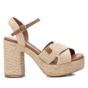 NEW XTI women's heeled sandals in beige